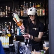 Bartender Pouring a Drink at SXSW 2023